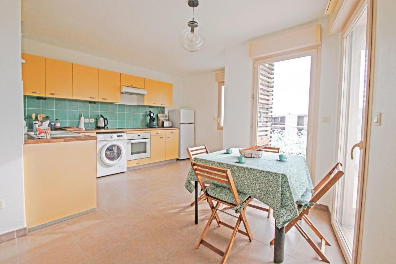Appartement 4 Personnes, Grande Terrasse, Parking Prive, Wifi Montpellier Buitenkant foto